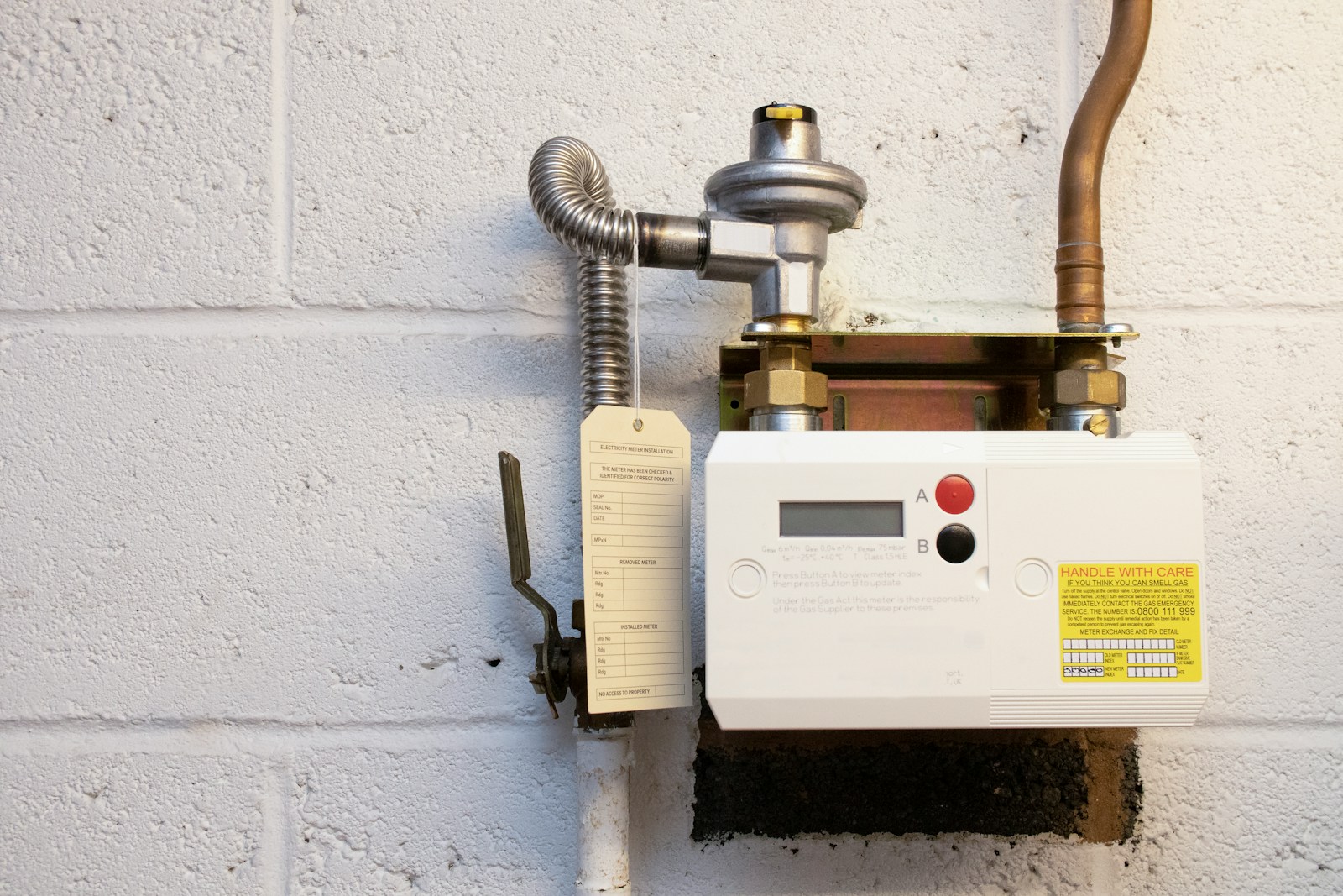 Water softener installation in an Ajax home utility room